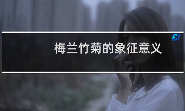 梅兰竹菊的象征意义图片