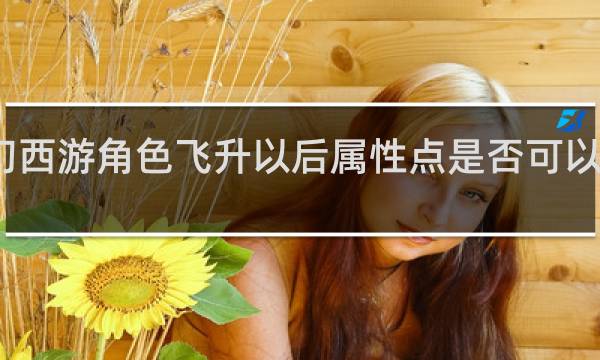 梦幻西游角色飞升以后属性点是否可以重新分配