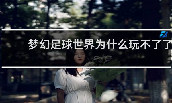 梦幻足球世界为什么玩不了了