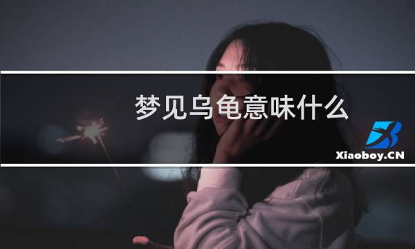 梦见乌龟意味什么(梦见乌龟意味着什么)