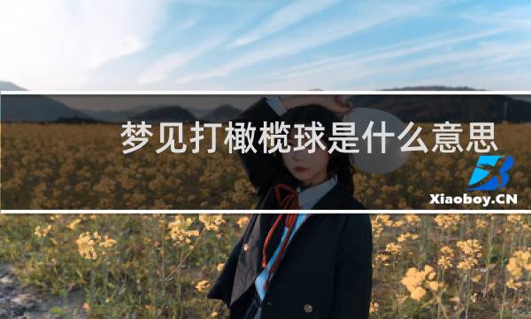 梦见打橄榄球是什么意思