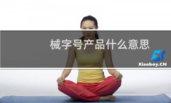 械字号产品什么意思图片