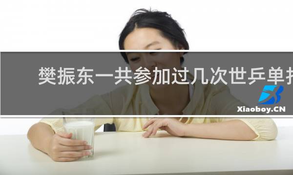 樊振东一共参加过几次世乒单打