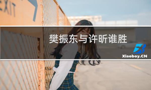樊振东与许昕谁胜