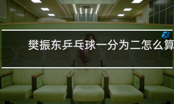 樊振东乒乓球一分为二怎么算