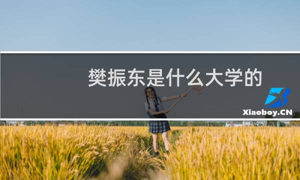 樊振东是什么大学的