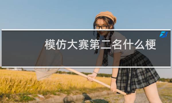 模仿大赛第二名什么梗