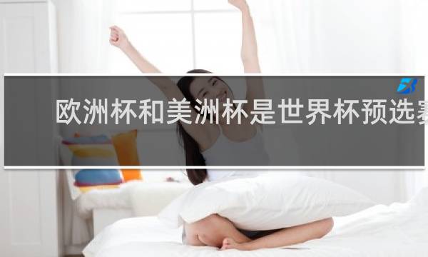 欧洲杯和美洲杯是世界杯预选赛吗