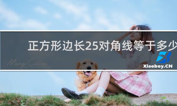 正方形边长25对角线等于多少