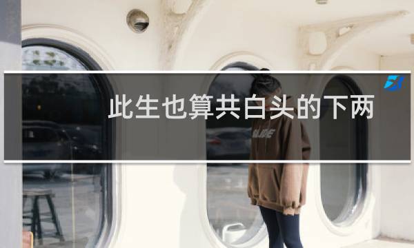 此生也算共白头的下两句（此生也算共白头的上一句）