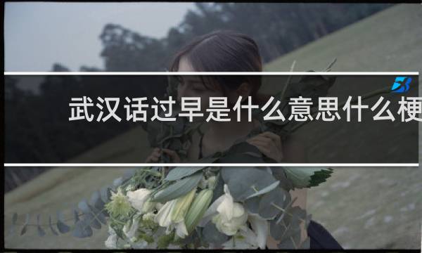 武汉话过早是什么意思什么梗
