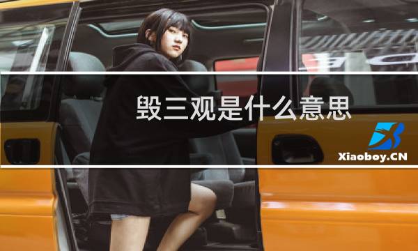 毁三观是什么意思