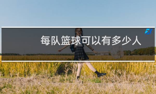 每队篮球可以有多少人