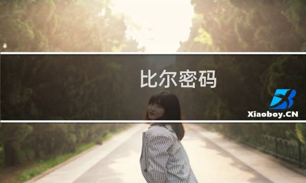 比尔密码图片