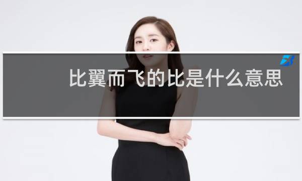 比翼而飞的比是什么意思