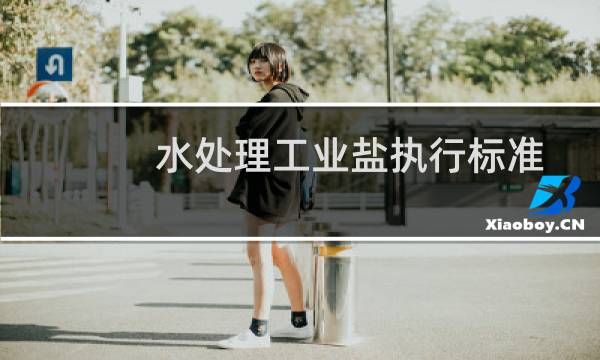 水处理工业盐执行标准图片