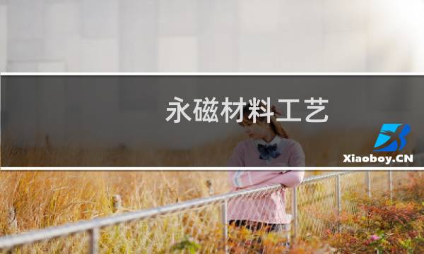 永磁材料工艺