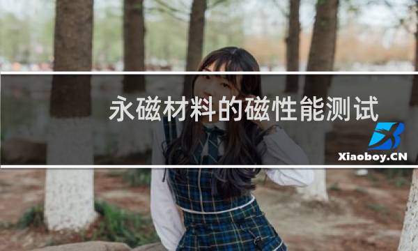 永磁材料的磁性能测试