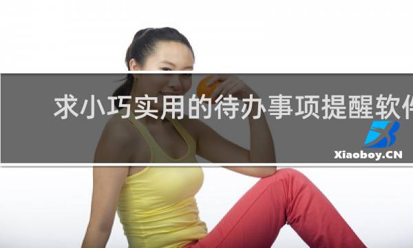 求小巧实用的待办事项提醒软件