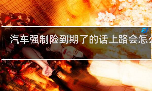 汽车强制险到期了的话上路会怎么样