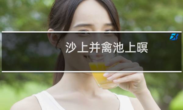 沙上并禽池上暝图片