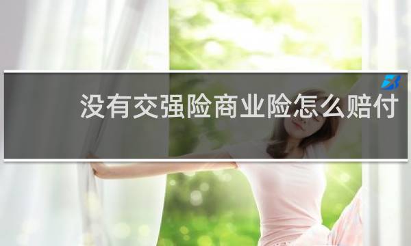 没有交强险商业险怎么赔付