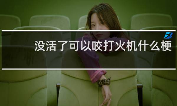 没活了可以咬打火机什么梗