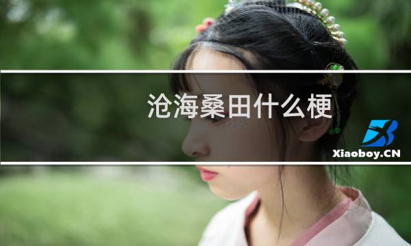 沧海桑田什么梗