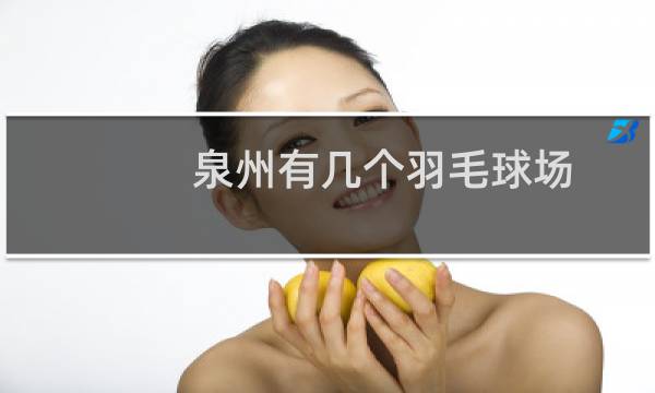 泉州有几个羽毛球场