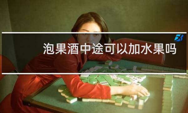 泡果酒中途可以加水果吗