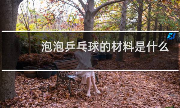 泡泡乒乓球的材料是什么