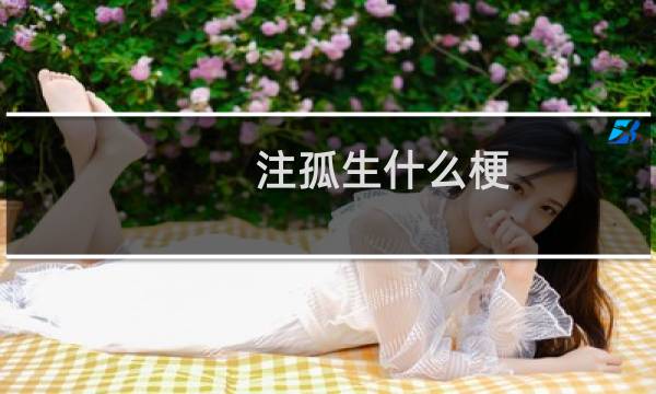 注孤生什么梗