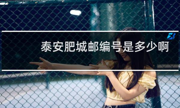 泰安肥城邮编号是多少啊