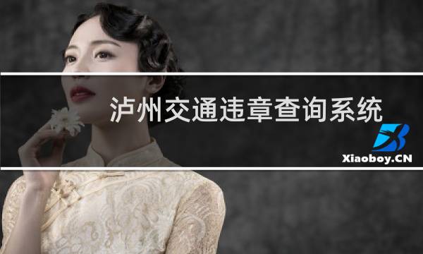 泸州交通违章查询系统（泸州交通违章查询）