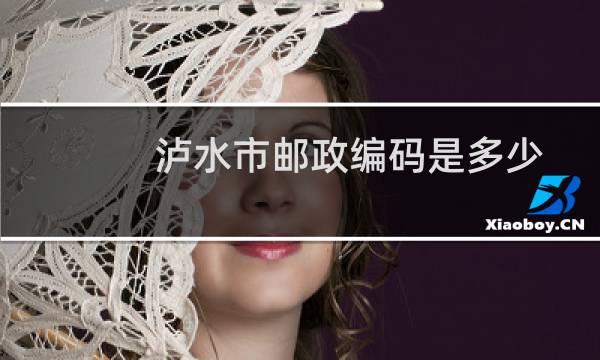 泸水市邮政编码是多少