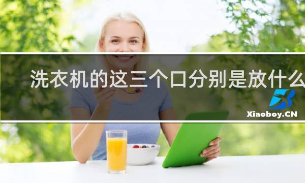 洗衣机的这三个口分别是放什么的