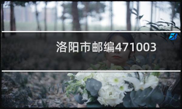 洛阳市邮编471003代表什么