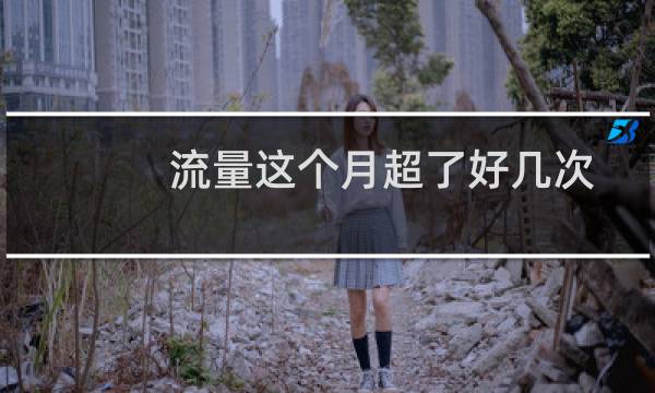 流量这个月超了好几次了，但是没有访客