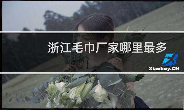 浙江毛巾厂家哪里最多