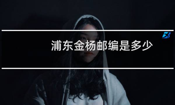 浦东金杨邮编是多少