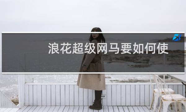 浪花超级网马要如何使用