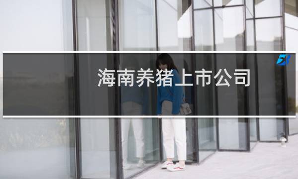 海南养猪上市公司