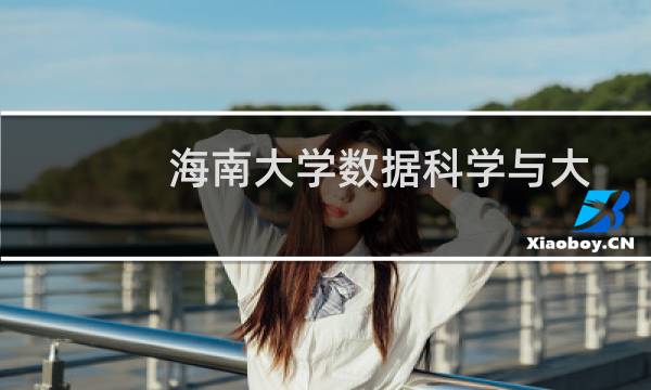 海南大学数据科学与大数据技术专业在黑龙江2022-2024最低分 近三年最低分510