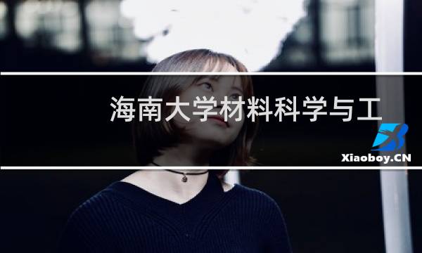 海南大学材料科学与工程专业在内蒙古历年录取分数线 近三年最低分485