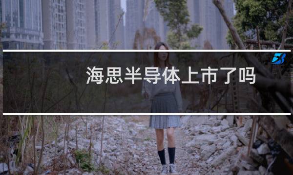 海思半导体上市了吗