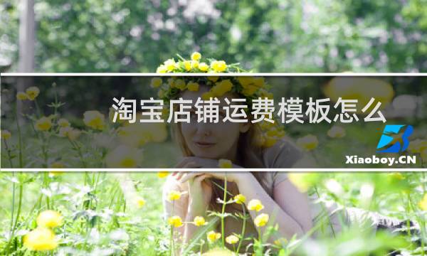 淘宝店铺运费模板怎么设置教程（淘宝运费模板名称怎么填写）