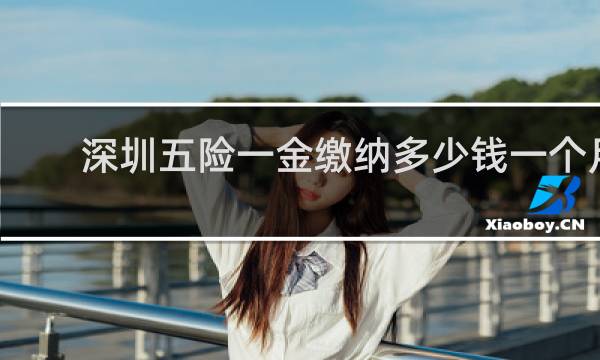 深圳五险一金缴纳多少钱一个月