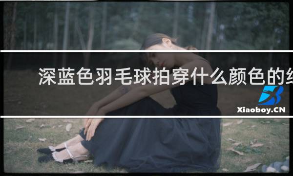 深蓝色羽毛球拍穿什么颜色的线