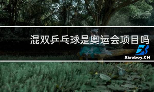混双乒乓球是奥运会项目吗
