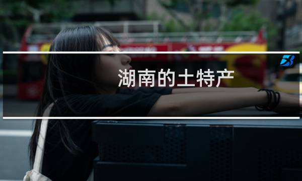 湖南的土特产